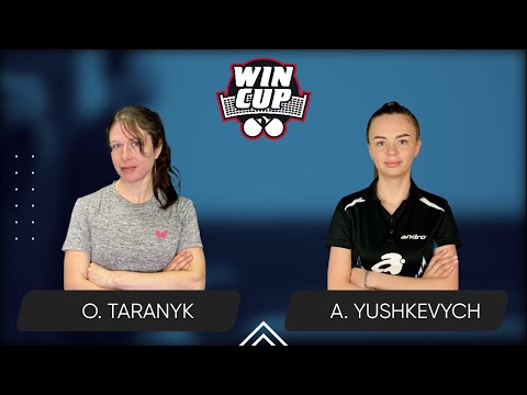 14:00 Olena Taranyk - Anastasiia Yushkevich 16.02.2025 WINCUP Women Professional. Table 1
