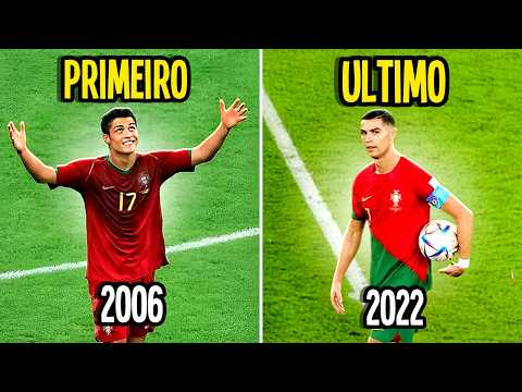 O PRIMEIRO e ÚLTIMO GOL em COPA DO MUNDO de CADA CRAQUE