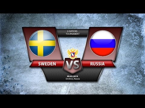 6 NATIONS TOURNAMENT. Sweden - W Russia. 09.02.2019