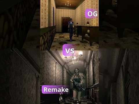 Dog Hallway Jump Scare 💀🐶 OG vs Remake | Resident Evil 1 Comparison