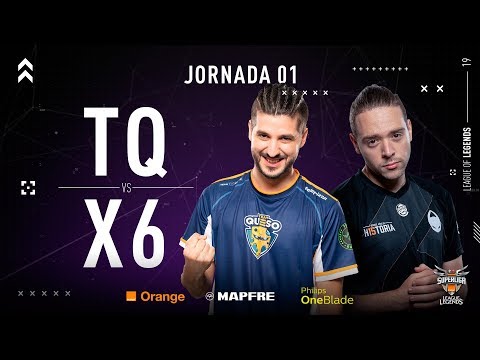 TEAM QUESO VS X6TENCE | Superliga Orange League of Legends | Jornada 1 | Temporada 2019