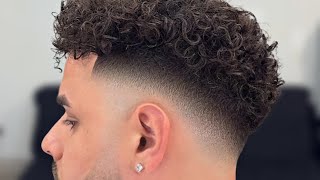 THE PERFECT CURLY DROP FADE HAIRCUT TUTORIAL!