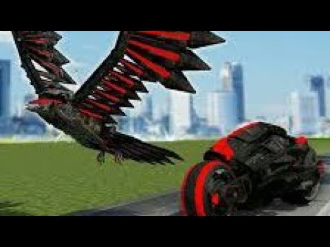 US Police Spy Crow Transforming Robot latest 2021
