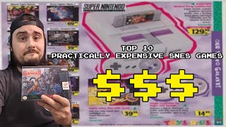 Top 10 Expensive (Yet Practical) SNES Games!