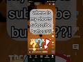 Shorts Subscribe Button Missing