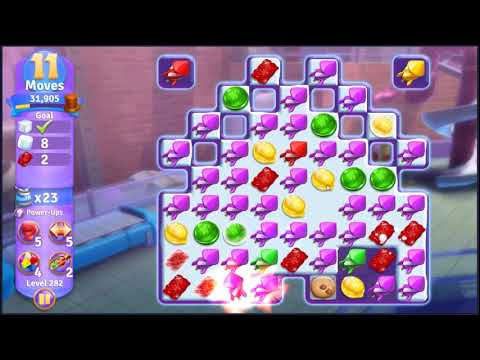 Wonka's World of Candy Level 282 - NO BOOSTERS + FULL STORY 🍫 | SKILLGAMING ✔️