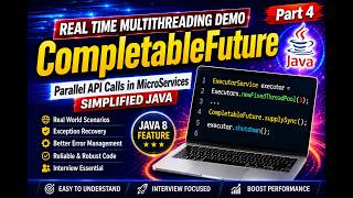 CompletableFuture Multithreading Demo | Parallel API Calls in Microservices | Java 8 Interview