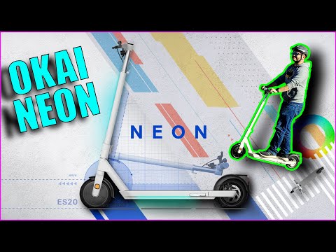 Okai Neon Electric Scooter: Zipping Around Town with RGBs!