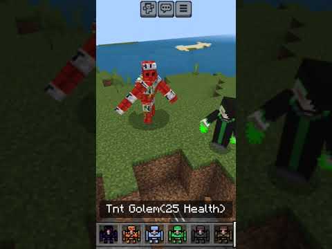 Insane Minecraft Witch Destroys Golem with TNT