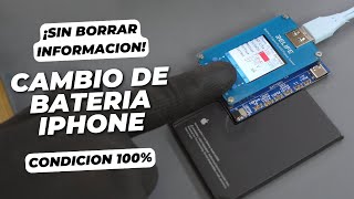 CAMBIO BATERIA IPHONE CON CONDICION 100% (IOS 18.6) - SIN AVISO - SIN BORRAR INFORMACION
