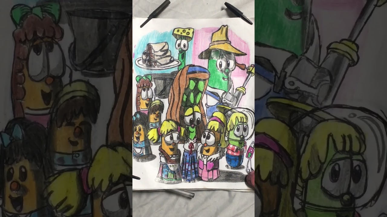 Princess Poppyseed and Vanna Banana tells Sophie Wingfeather that she’s Born to be Herself drawing