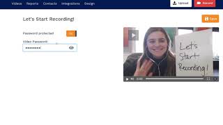 Covideo How To: Create Password-Protected Videos