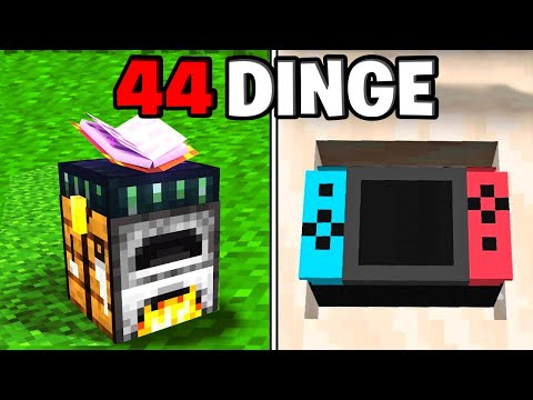Flash - 44 THINGS in MINECRAFT that you can actually BUILD!