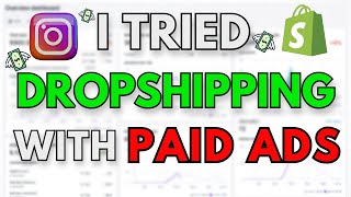 I Tried Dropshipping With Paid Instagram Ads
