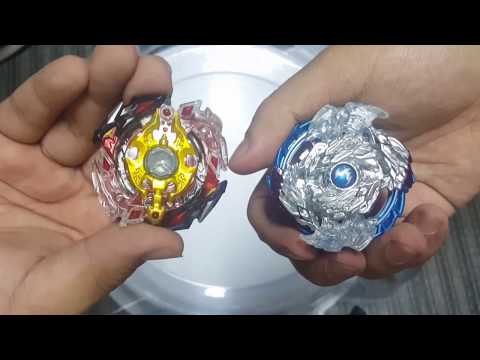 Nightmare Longinus Ds. vs Legend Spriggan 7 Mr. (Right) | Beyblade Burst Battle!