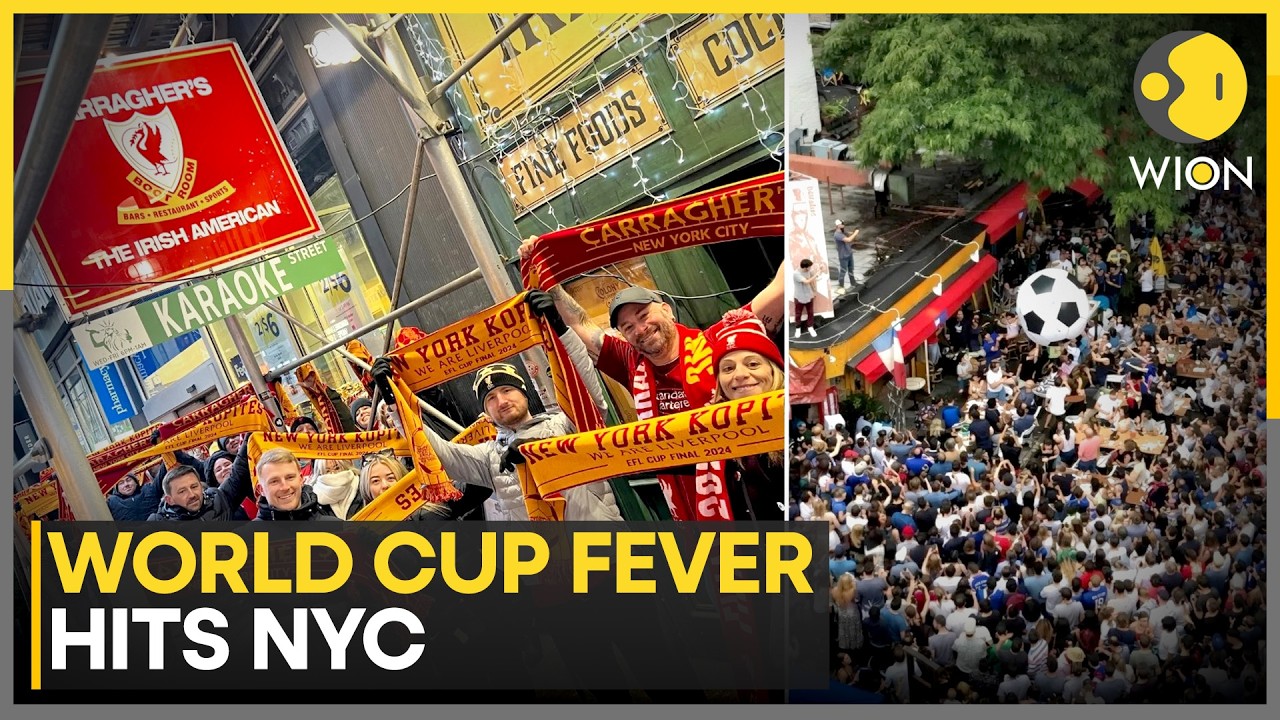 FIFA World Cup 2026: Free Fan Zones Offer Live Match Screenings in New York | WION News