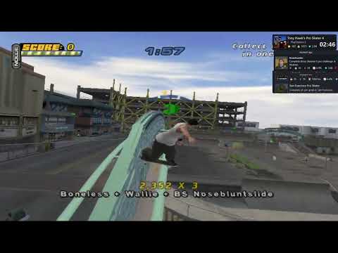 Tony Hawk's Pro Skater 4 (PS2) - PRO COLLEGE (Part 22) (RetroAchievements) (EvergreenChallenge)