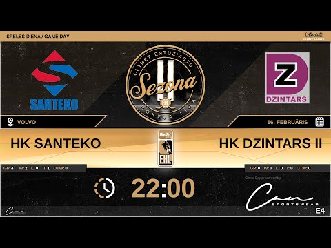 2022 02 16 HK Santeko - HK Dzintars II