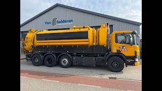 Scania P114-340 8x2 Vacu&uuml;m- & HD-pump / Saug und Druck. vacuum truck | Image 4 - Autoline