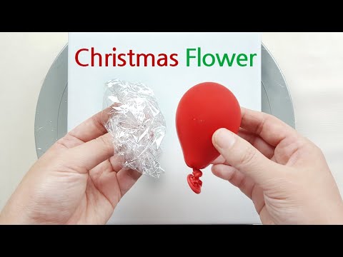 (525) Christmas Flower Poinsettia | Fluid Acrylic Pouring | Step by Step | Designer Gemma77