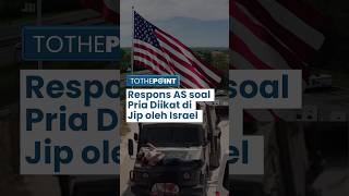 Respons AS soal Pria Palestina yang Dijadikan Tameng Manusia Diikat di Kap Mobil: Mengejutkan