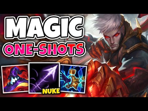 FULL AP VARUS ONE SHOTS TANKS?! THIS BUILD HAS INSANE MAGIC DAMAGE - League of Legends