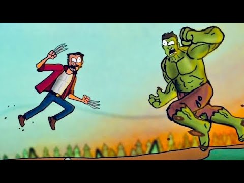 WOLVERINE vs HULK - Ultimate MARVEL Animation!
