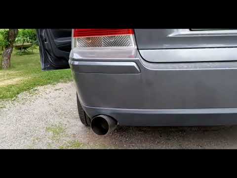 Volvo S60 2.5t muffler delete and sounds.