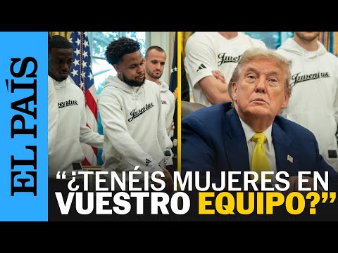 TRUMP con la JUVENTUS: "¿Puede una MUJER jugar en vuestro equipo?" | EL PAÍS