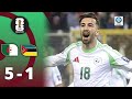Amoura Hattrick Algerien Dominiert Mosambik Algerien Mosambik