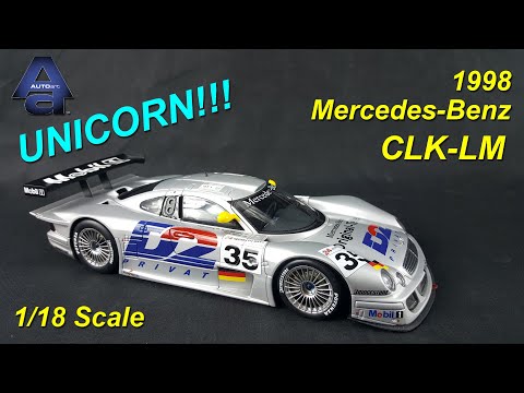 AutoArt 1/18 Scale 1998 AMG Mercedes CLK-LM