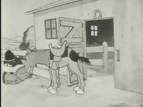 Trailer Goodrich Dirt Cowpuncher Old Funny Cartoon | Best Video Humor For Children