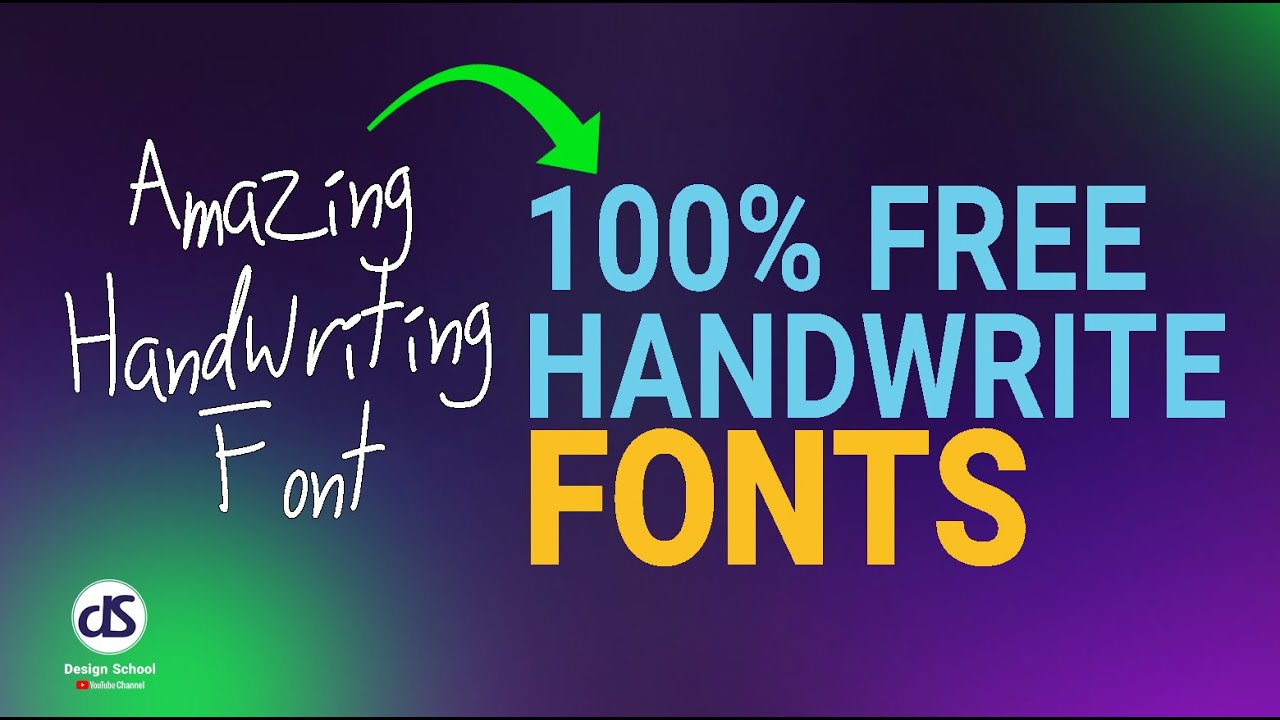 Escape the Expense: Free Handwriting Fonts for Your Website