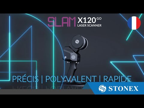 Laser scanner SLAM Stonex X120go - 3 caméras 5MP - 200°FOV horizontal et 100°FOV vertical - Référence ACC X120go_5