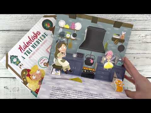 Zlatovláska a tri medvede   priestorové leporelo