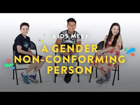 孩子們與「非常規性別」的人碰面會迸出什麼樣的對話呢？ (Kids Meet a Gender Non-Conforming Person | Kids Meet | HiHo Kids)