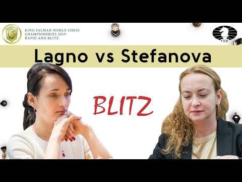 The game that made Kateryna Lagno Women's World Blitz Champion 2019 | Lagno vs Stefanova |
