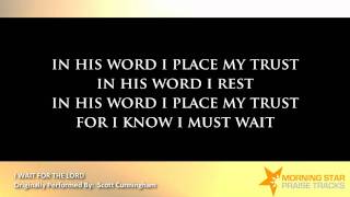 I Wait for the Lord (Backing Track with Lyrics)