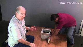 Installing a Stealth floor safe in a wood floor or RV.