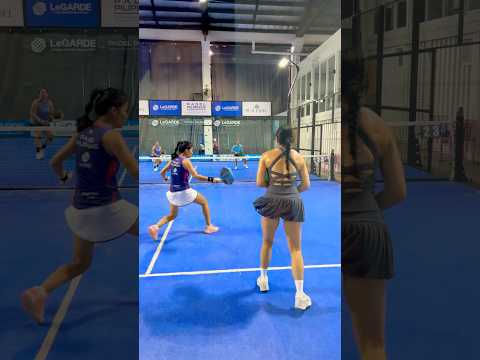 Women’s Intermediate Play with a Pro. #padel #padelrally