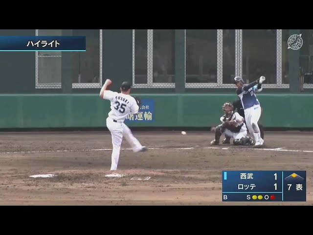 【ファーム】4月19日 マリーンズ対ライオンズ ダイジェスト