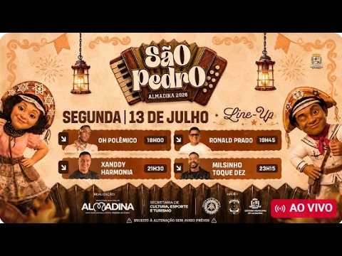 🔴 AO VIVO | 4° Dia de São Pedro de Almadina Ba - 13/07/2026