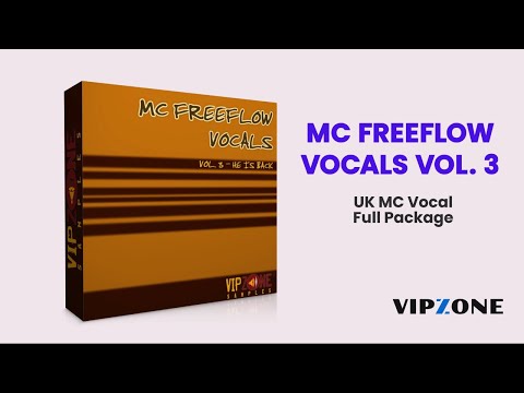 MC Freeflow Vocals Vol. 3 - Techno Vocal Samples - Vocal Pack - Voices VIPZONE SAMPLES #samplepack