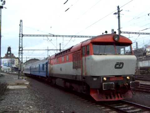 749 006 na čele R 1250 - Praha Hl.Nádraží odjezd - 15.1.2011.