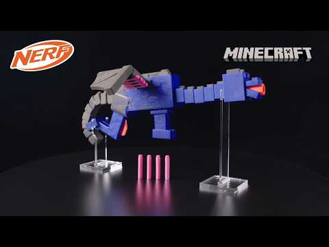 Nerf Minecraft Ender Dragon Blaster and 12 Nerf Elite Foam Darts thumbnail