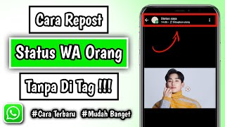 Download lagu How to Repost Someone Else's WhatsApp Status Without Tagging Them | Repost WhatsApp Stories mp3 Download lagu How to Repost Someone Else's WhatsApp Status Without Tagging Them | Repost WhatsApp Stories mp3