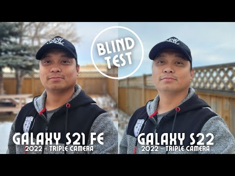 Samsung Galaxy S21 FE vs Galaxy S22 Blind Camera Test!