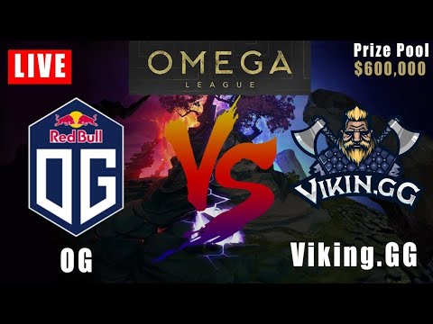 DOTA 2 LIVE - OG vs VIKING.GG - ENG CASTER OMEGA League: Europe Immortal Division - GAME 2 BO3