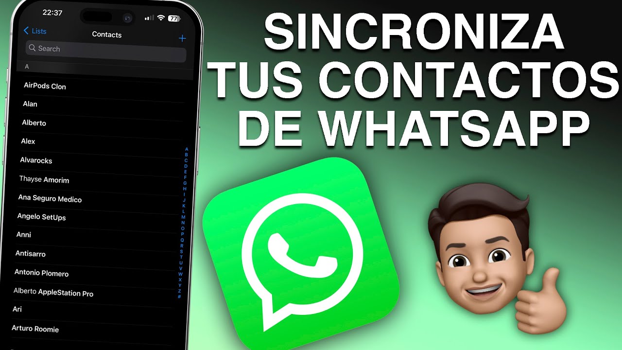 sincronizar contactos whatsapp