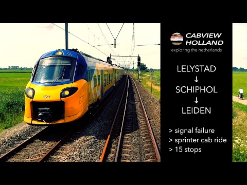 🇳🇱 Signal Failure Schiphol Tunnel: Lelystad - Leiden 20/7/2025